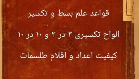 دانلود کتاب مفاتیح المغالیق pdf